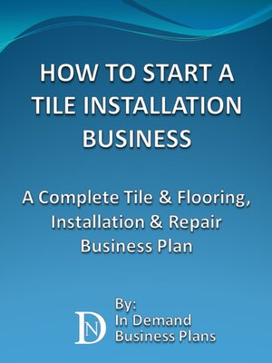 cover image of How to Start a Tile Installation Business